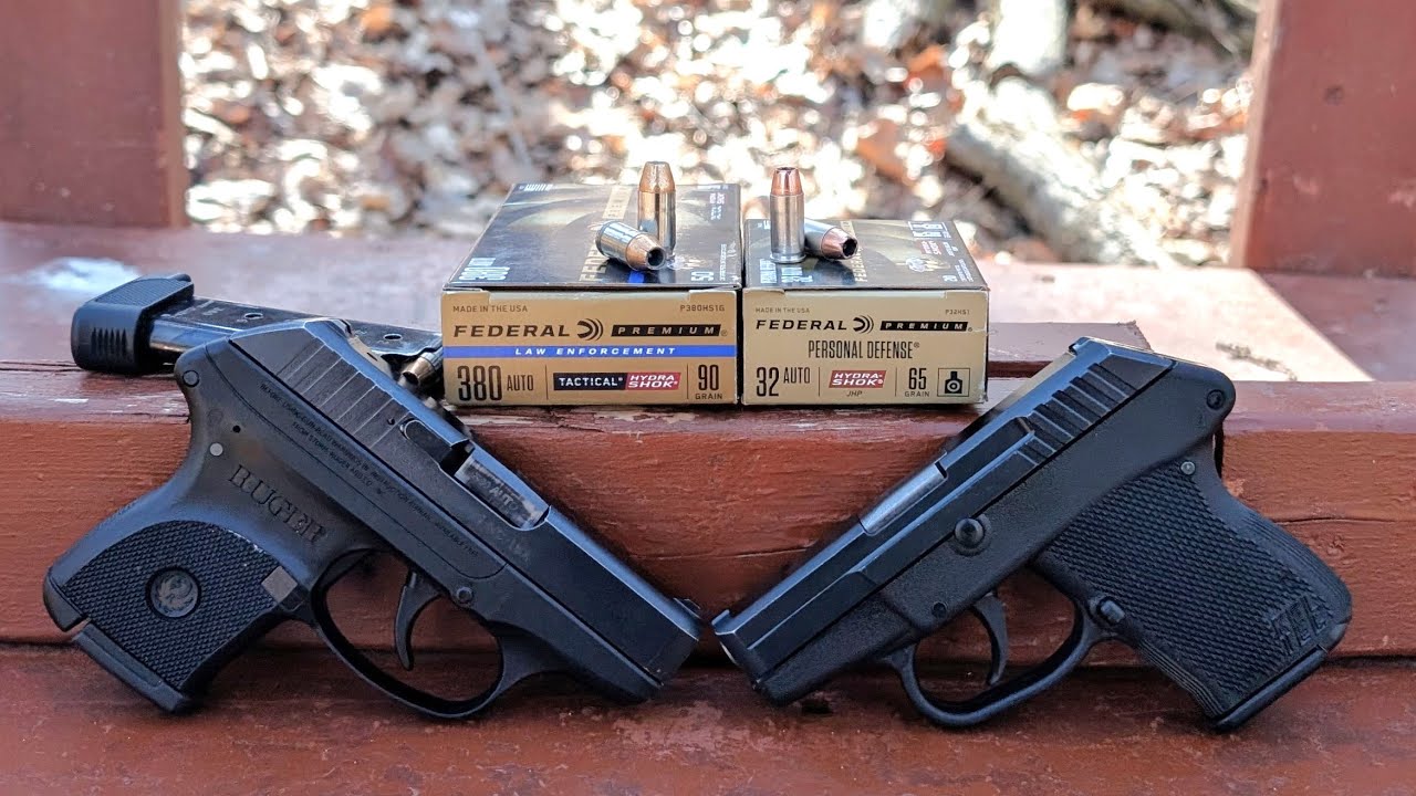 🤏🏻.32 ACP VS .380 ACP in Pocket Pistols! 💧 Federal Hydra-Shok 💧