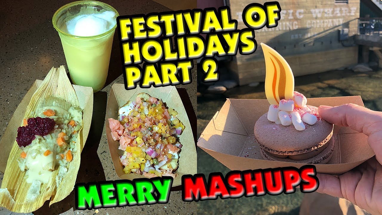 Merry Mashups at Disney Festival of Holidays! Thanksgiving Tamale?! Bagel & Lox Nachos!?