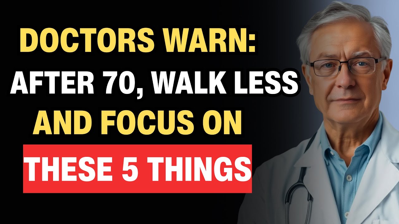 Doctors Warn: Walk LESS After 70 (Here's 5 Things To Do Instead) | Wise Living