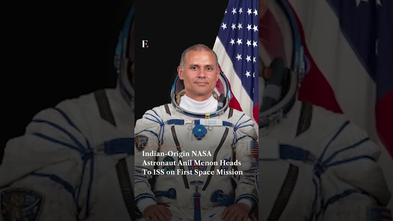 Астронавт NASA индийского происхождения Анил Менон отправляется на МКС в свою первую космическую ...
