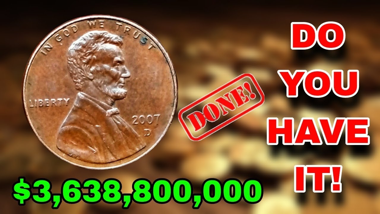 2007-D Lincoln Penny USA 1 Cent Coin: Value, History, and Details USA Old coin Worth Money!