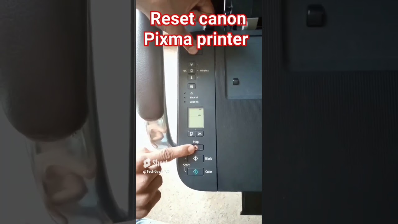 Reset canon Pixma printer in 5 Sec👍😎
