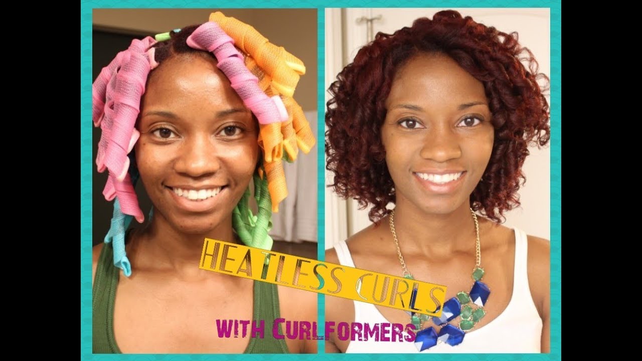 Heatless Spiral Curls with Curlformers!