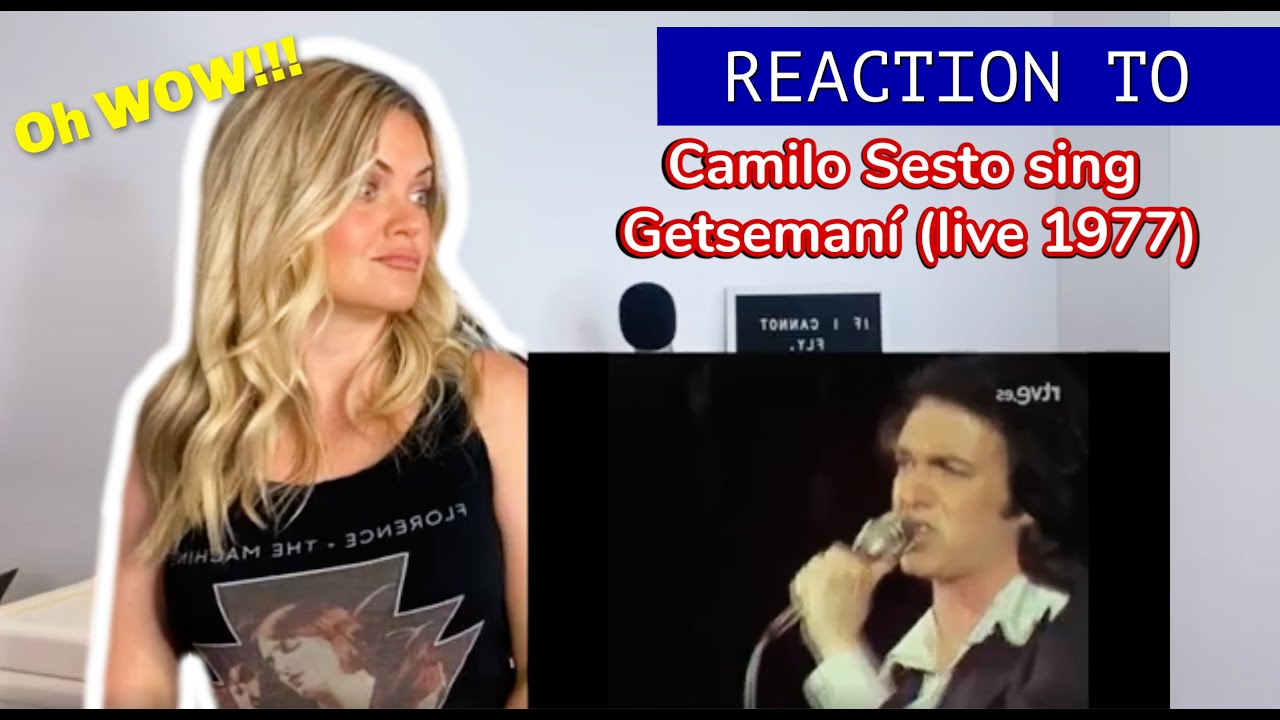 Voice Teacher Reacts to Camilo Sesto - Getsemaní (live 1977)