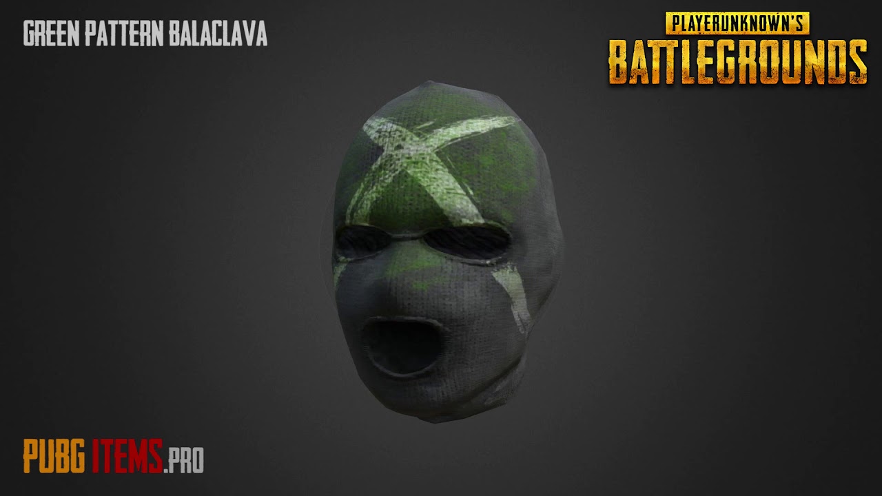 Green Pattern Balaclava | PUBG Item Showcase