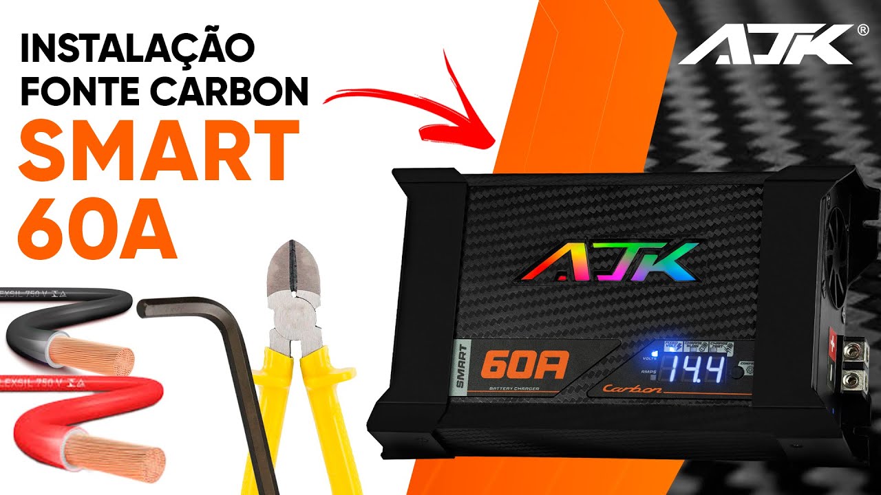 Instalação Fonte Carbon Smart 60A