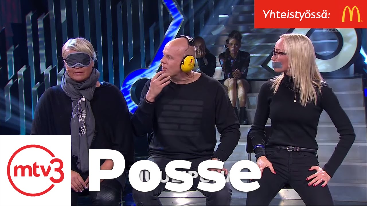 Kolme apinaa - vieraina Minna, Aki ja Niina | POSSE3 | MTV3