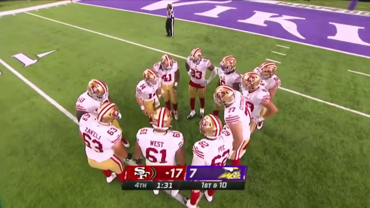 San Francisco 49ers lineman Alfredo Gutierrez (Mexico NFL IPP) first NFL snaps
