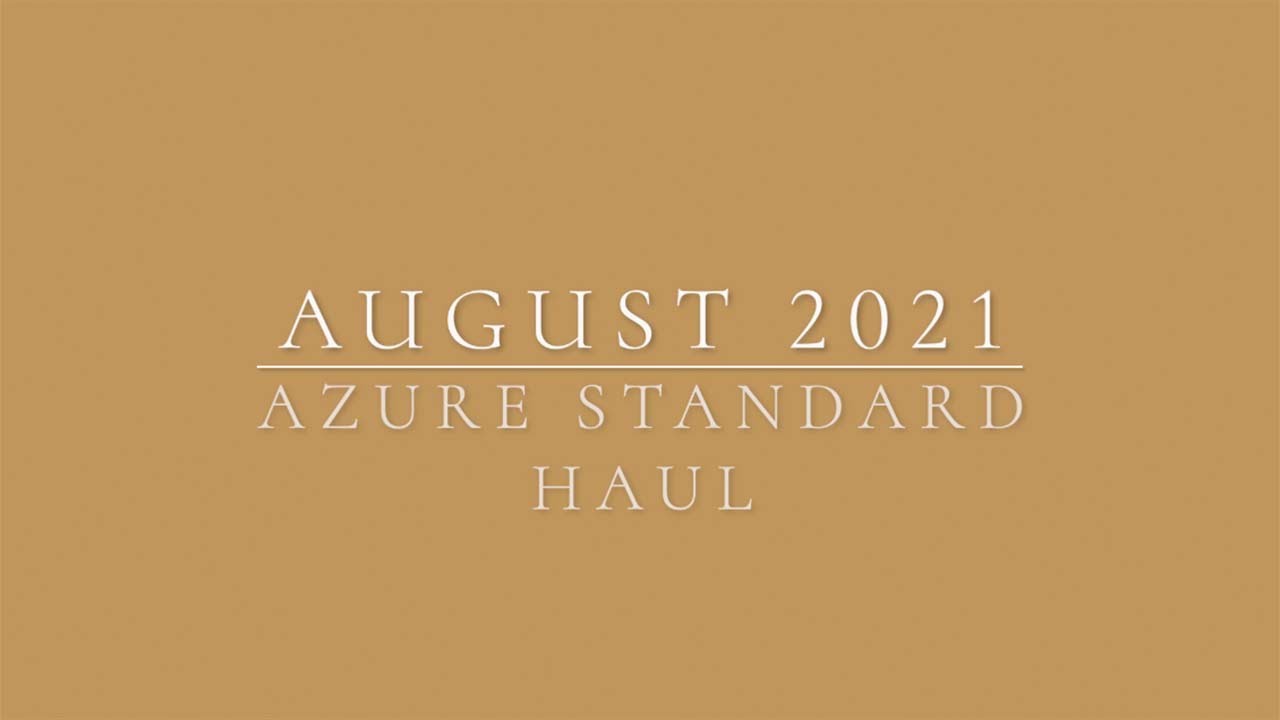 Azure Standard Haul (September 2021)