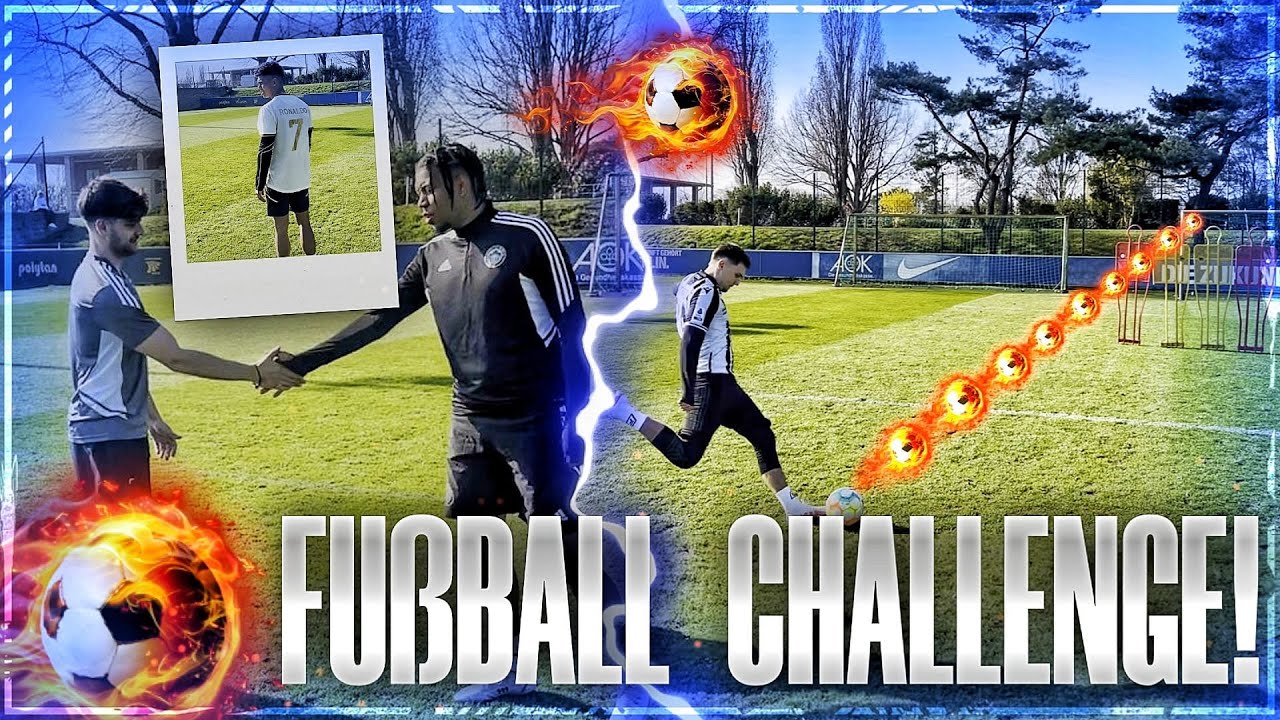 FUSSBALL CHALLENGE MIT SIDNEY, WILLY, ELDOS, JESSIC NGANKAM & MARLON!⚽💥