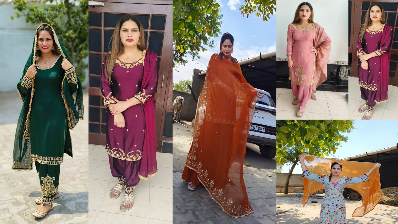 Beutifull Punjabi Handwork Suit For wedding ! Reet Fashion Boutique New Collection 87288-39631