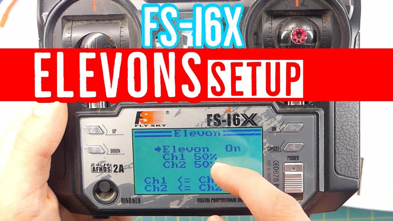 Руководство по настройке элевонов FlySky FS-i6X — как настроить функции передатчика для летающих ...