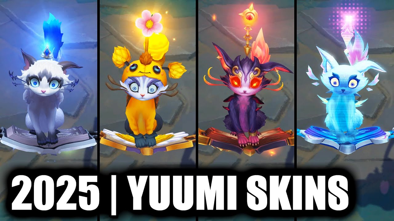 ALL YUUMI SKINS SPOTLIGHT 2025 | League of Legends