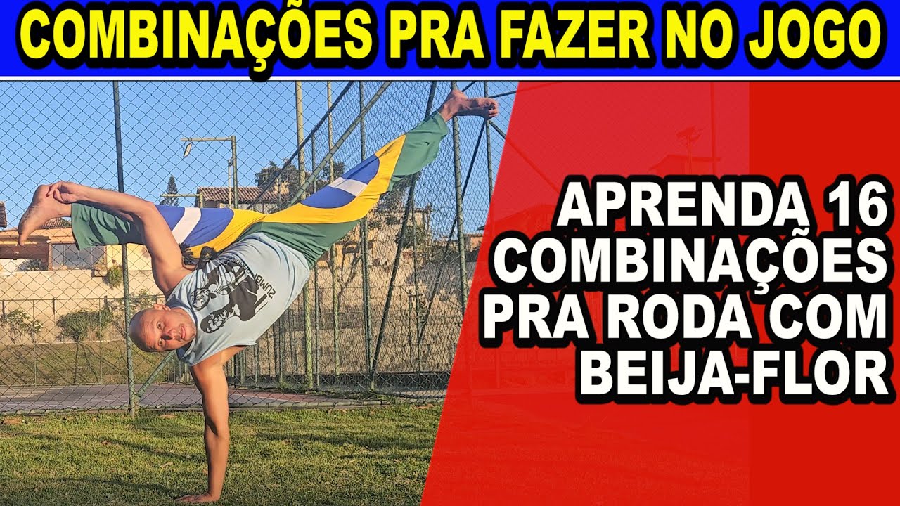 Aprenda 21 combinações com Beija-flor para a roda (Mestre Koioty capoeira Herança de Zumbi)