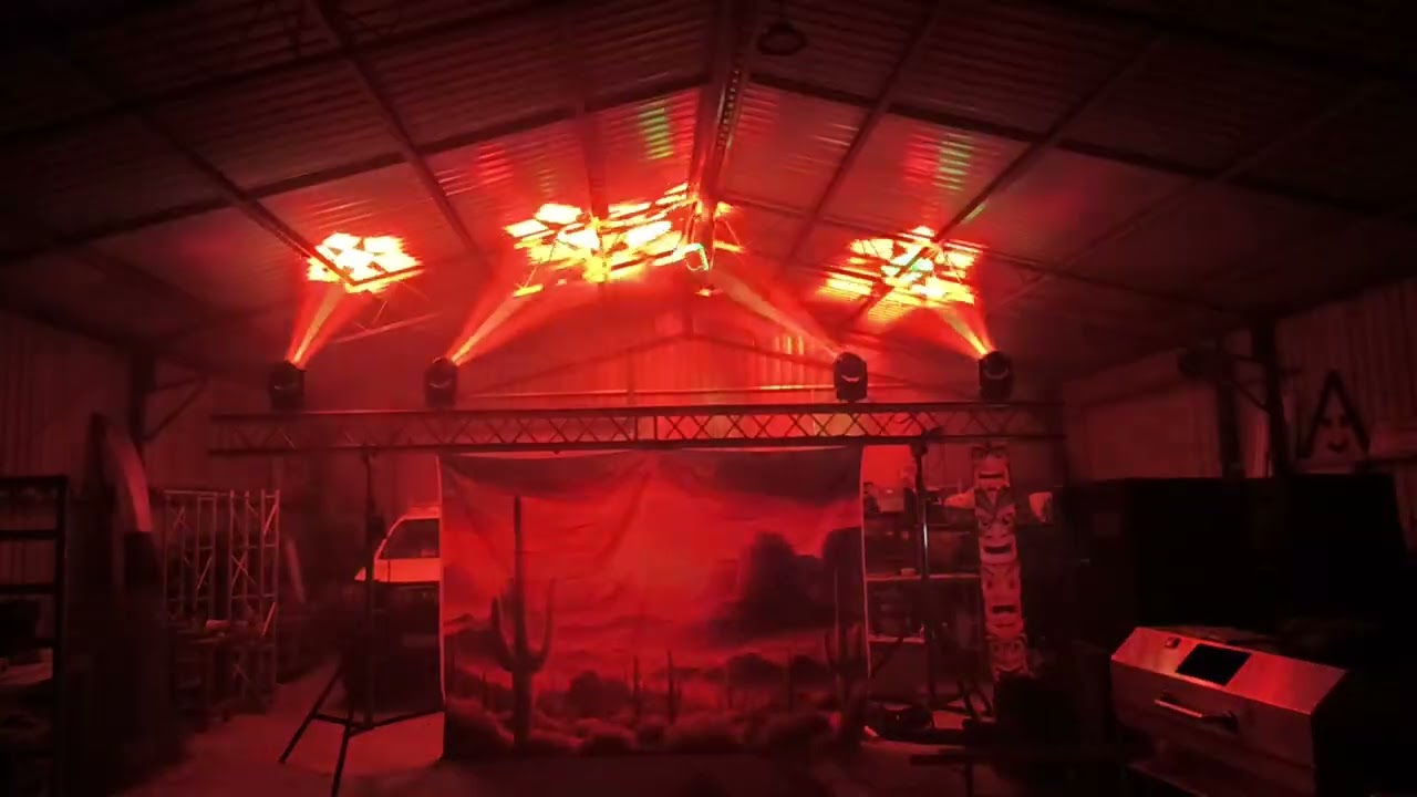LED Moving Heads now available for hire from our Narrabri NSW Location 