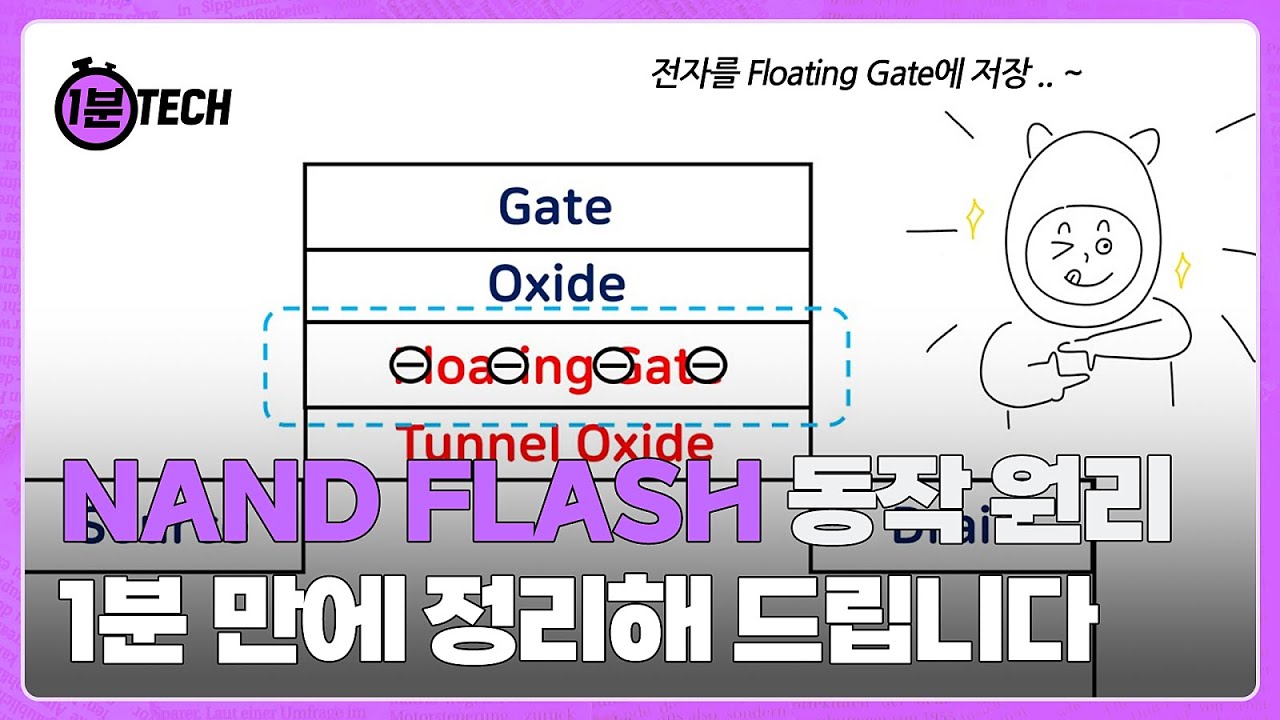 NAND FLASH 동작 원리 1분 정리!