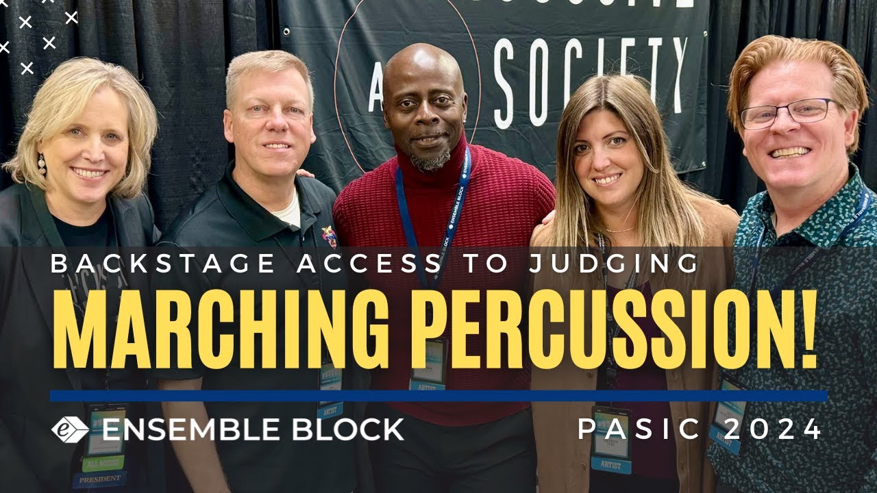 Backstage ACCESS to Judging MARCHING PERCUSSION - PASIC 2024