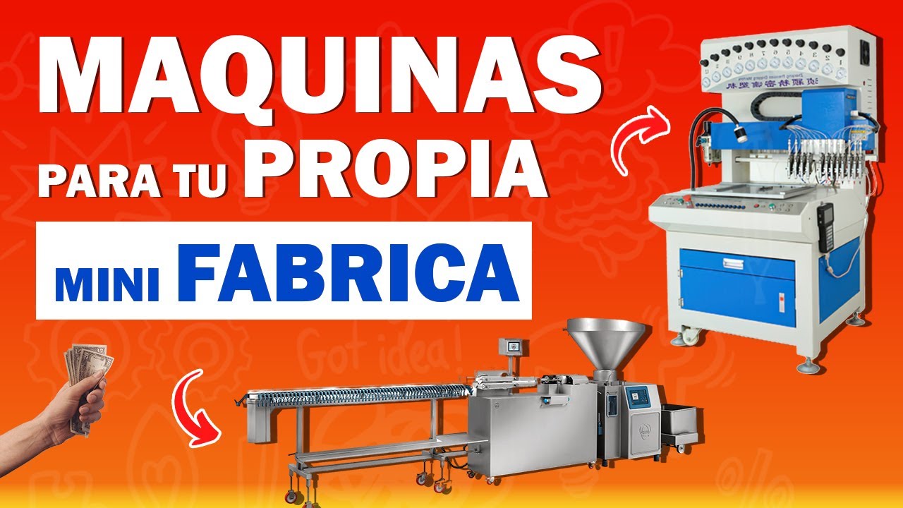 7 MAQUINAS para tu MINI-FABRICA 💵  | Las mas RENTABLES y POCO CONOCIDAS para GANAR DINERO 💲
