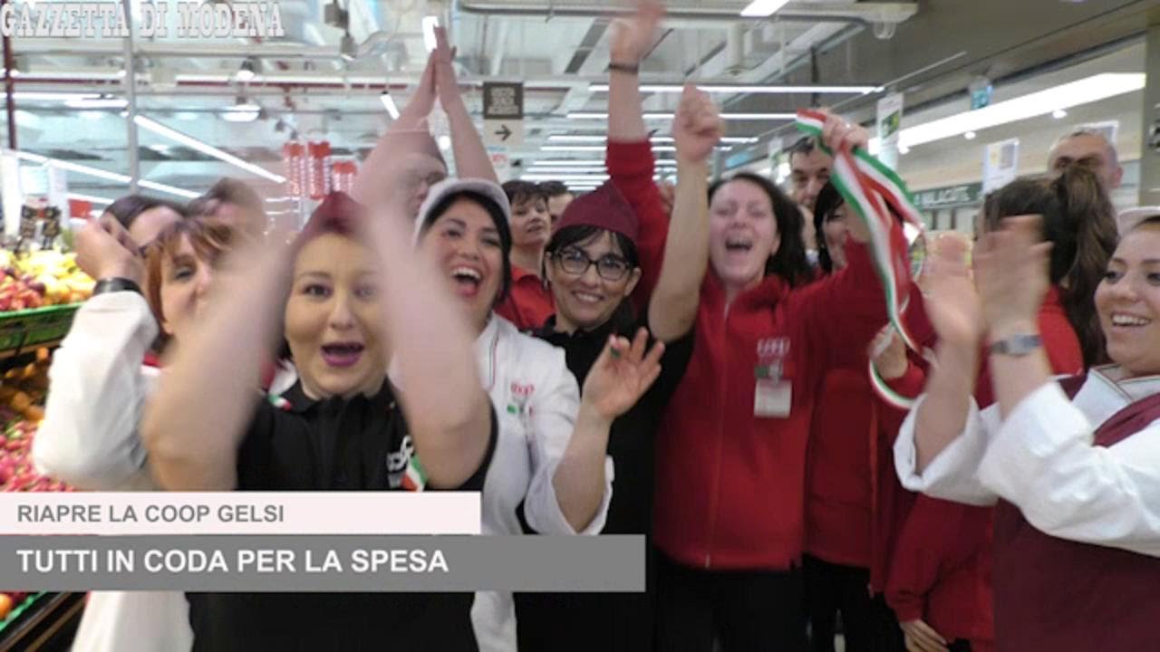 Modena. Che festa per la riapertura della coop i Gelsi