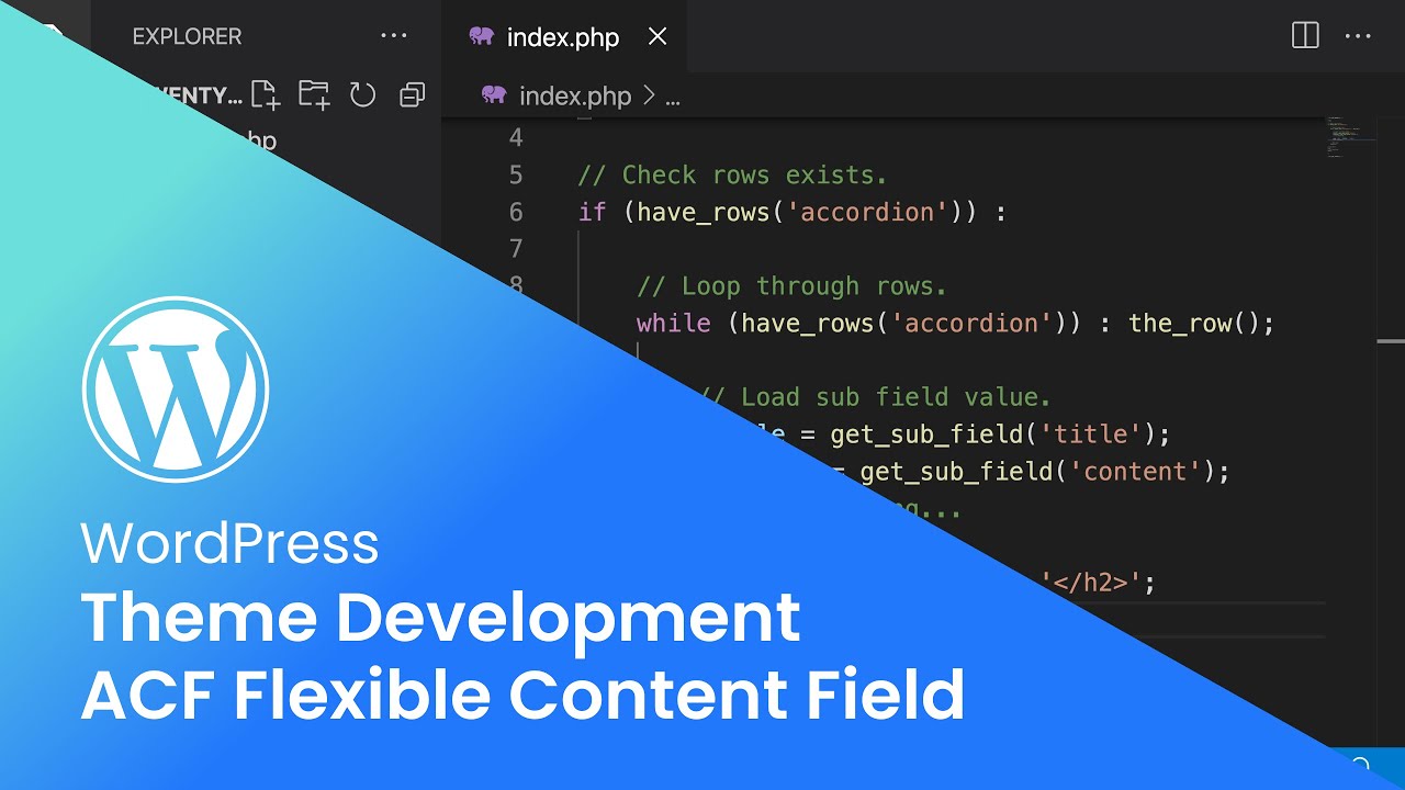 WordPress - ACF Flexible Content Field