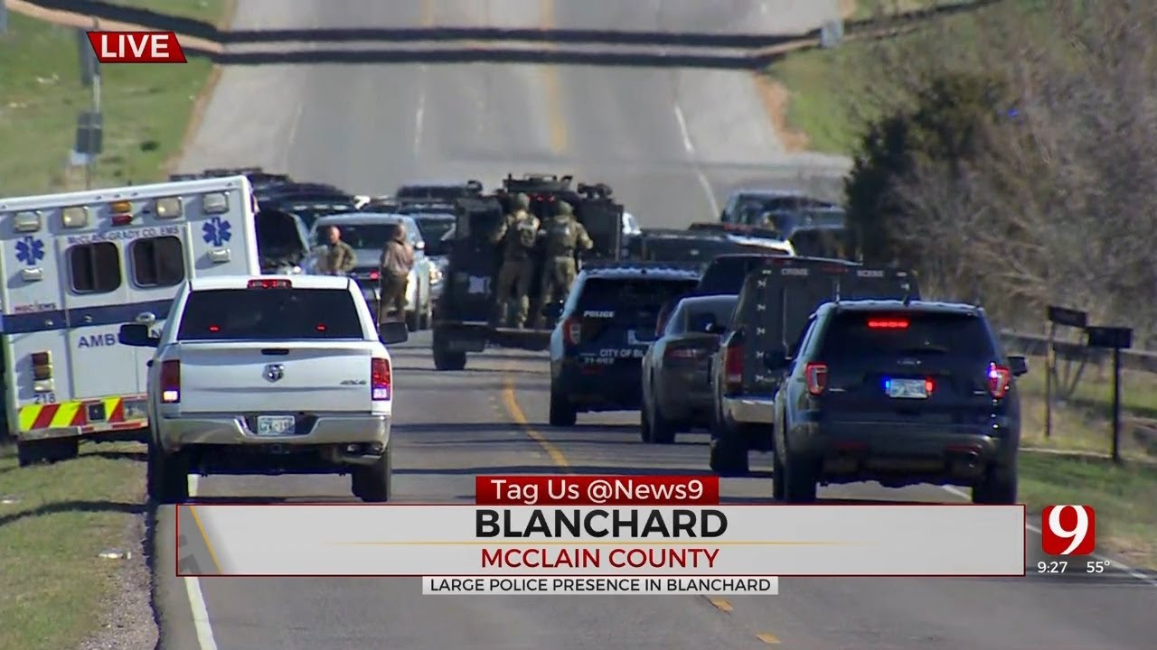 Blanchard Police In Standoff With Barricaded Subject