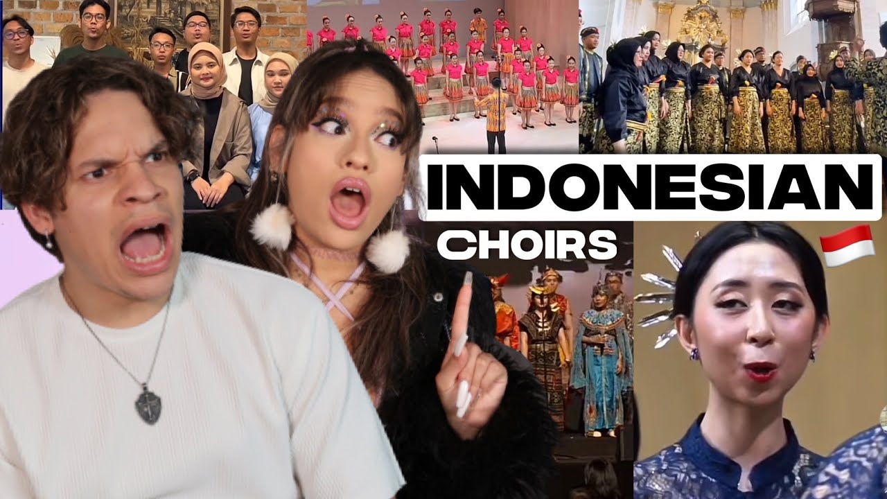 OH MY GOD! Latinos react to INDONESIAN CHOIRS for the first time