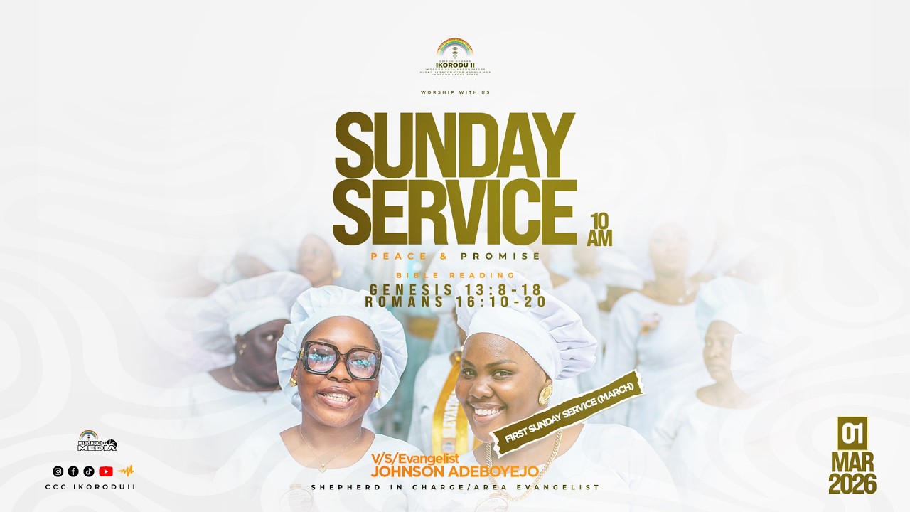 FIRST SUNDAY SERVICE MARCH 2026