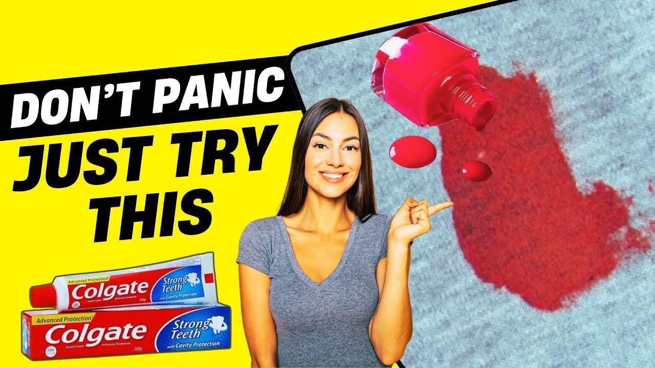Magic Trick! 🤯 Remove Nail Polish Stains with THIS Simple Trick!
