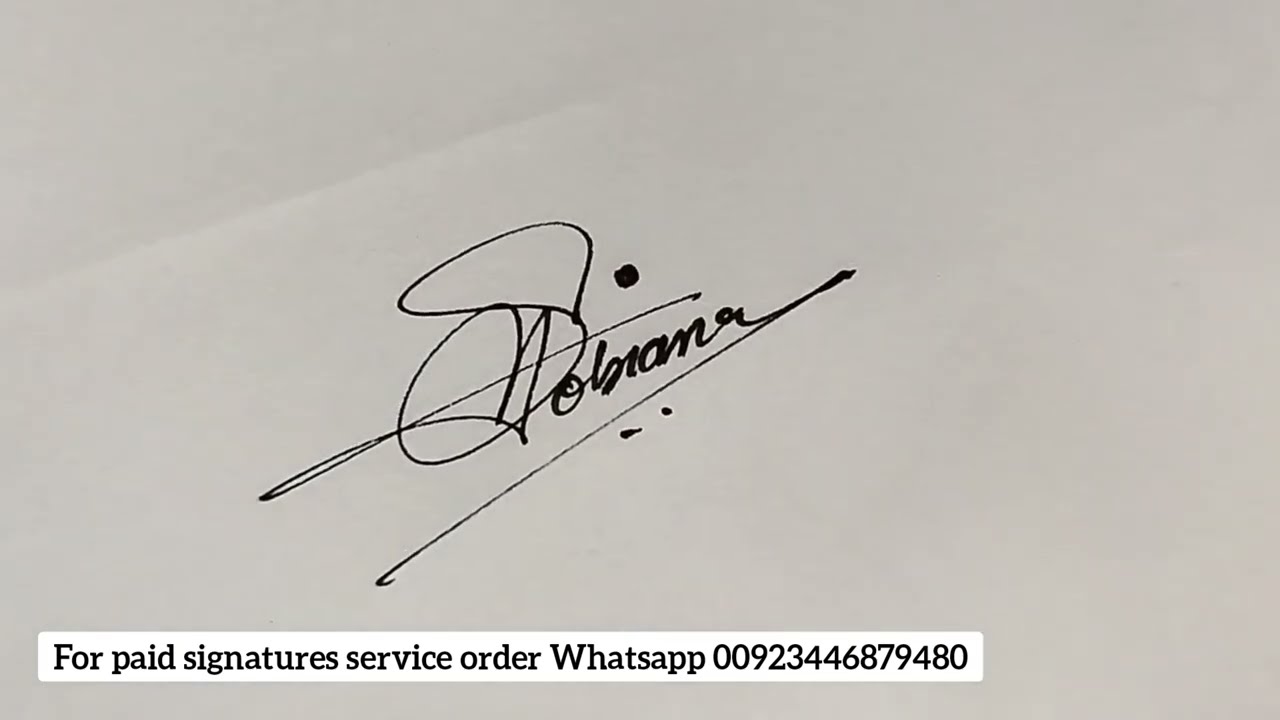 How to signature name | Signature Idea's | My name signature style