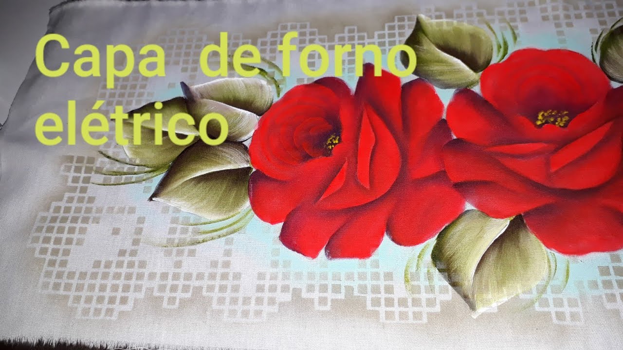 Capa pra forno elétrico, costura