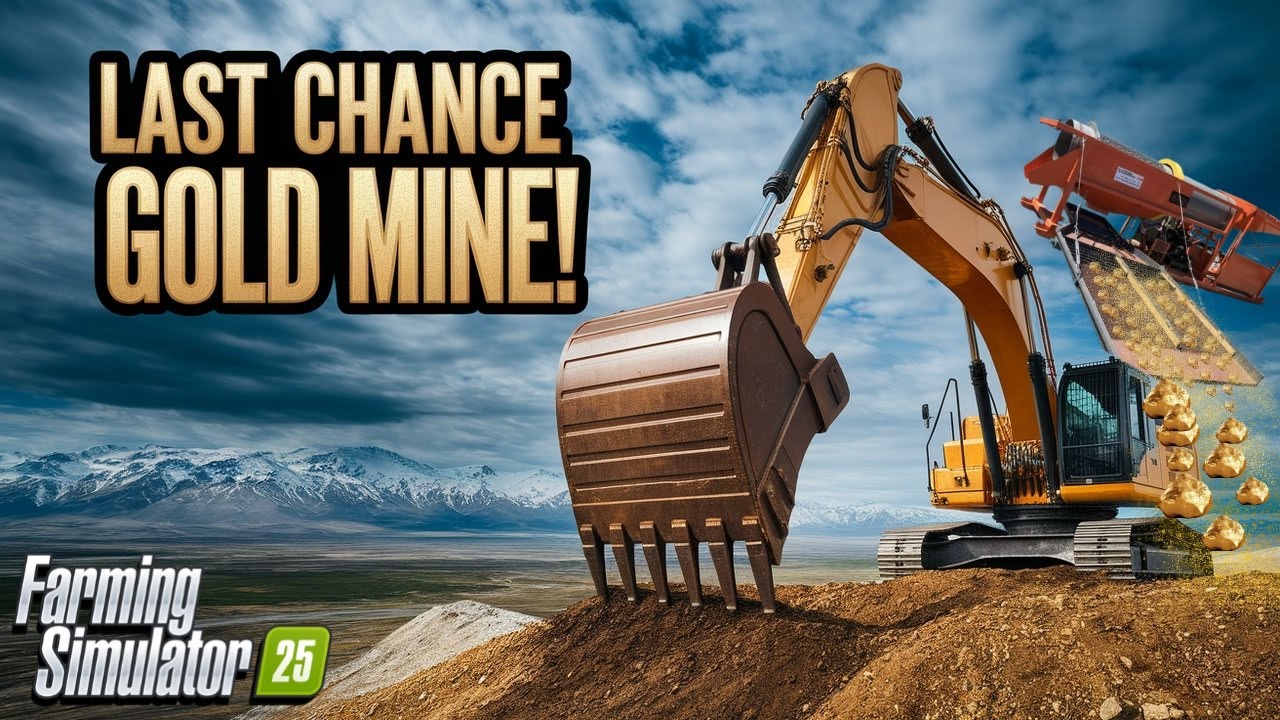 LAST CHANCE GOLD MINE: $300K TREASURE HUNT & EQUIPMENT SHOWDOWN! | Farming Simulator 25