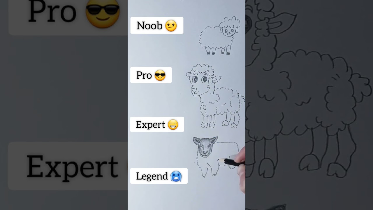 Drawing a sheep 🐑