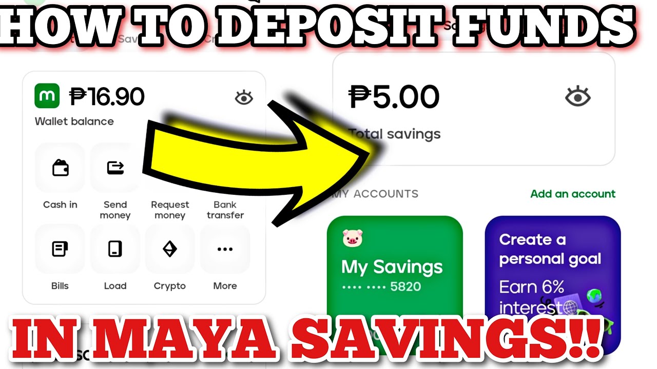 How To Deposit  Maya Savings(Maya Wallet to Maya Savings).....