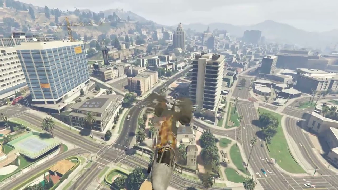 realistic plane crash
