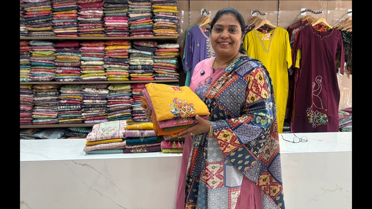 TTH -The Telugu Housewife is live #dresses and dress materials #sunitasvastradhara