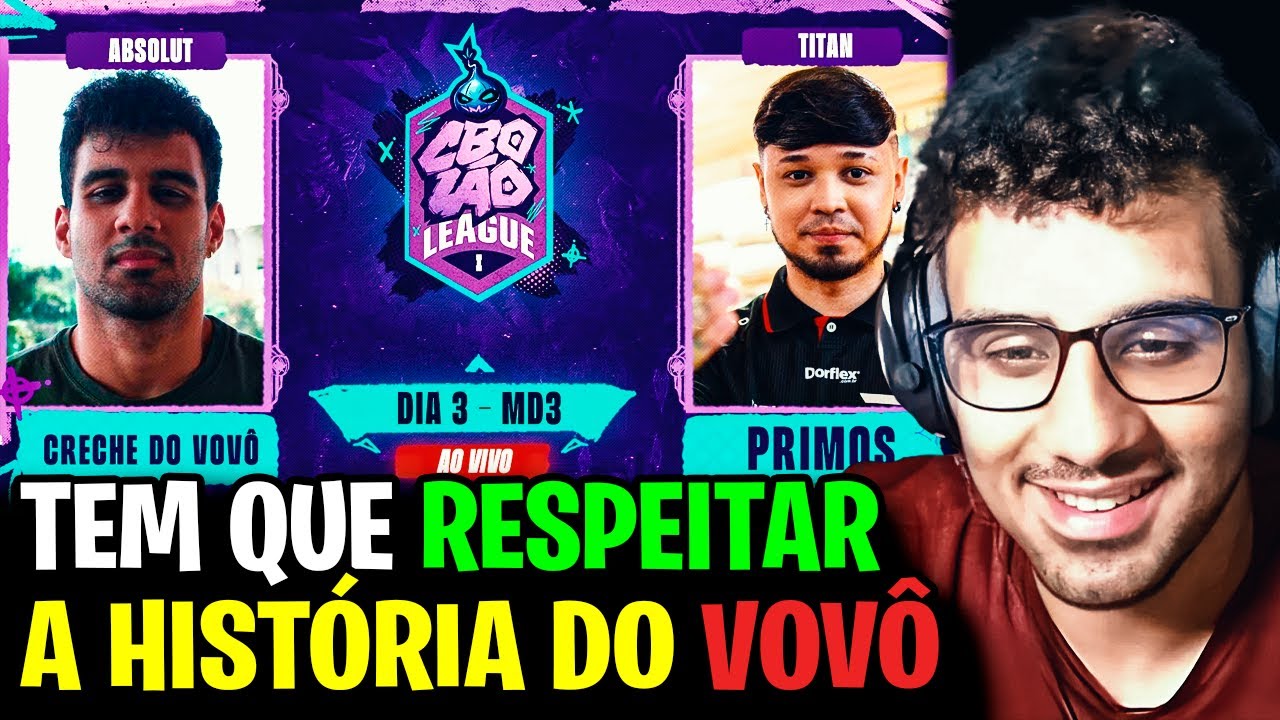 🚨 O DIA QUE O VOVÔ AMASSOU O TITANZADA XQDL? ABSOLUT JOGOU COM A CRECHE x PRIMOS NO CBOLÃO 2024