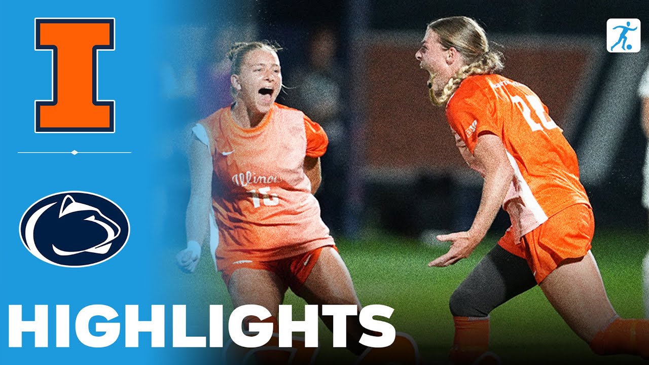 Illinois vs Penn State | What a Game | NCAA College Women's Soccer | Highlights - September 25, 2025