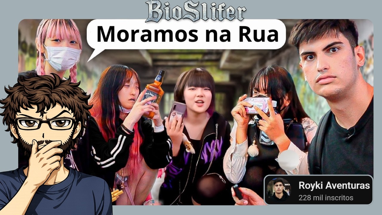 React | Royki Aventuras - Assim é a VIDA das GAROTAS que vivem nas RUAS no Japão 🇯🇵