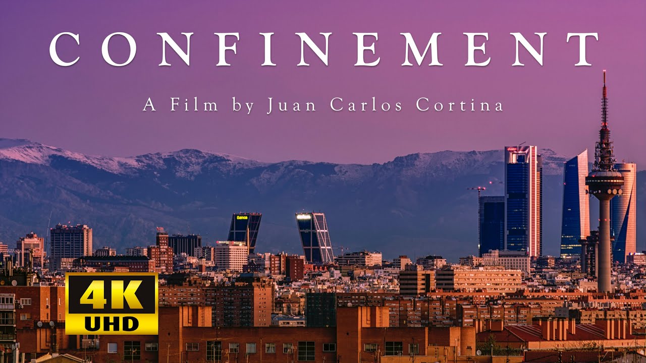 CONFINEMENT. TIMELAPSE 4K EN MADRID DESDE MI CONFINAMIENTO