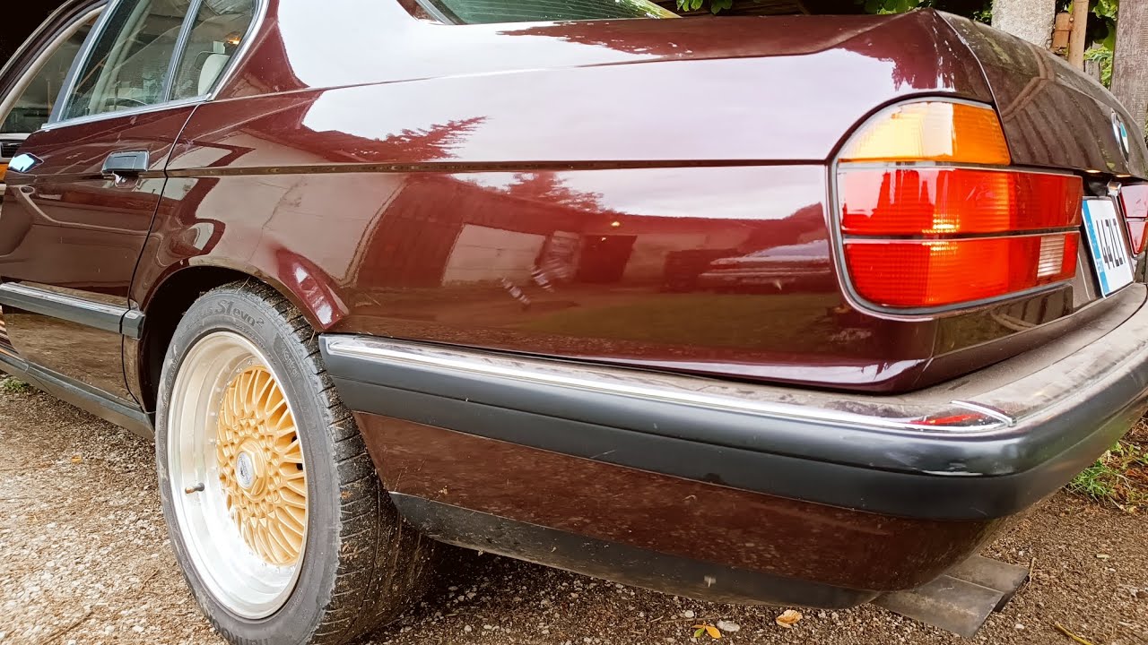 Starting 1992 BMW E32 730i M30 after 8 months of sitting + test drive