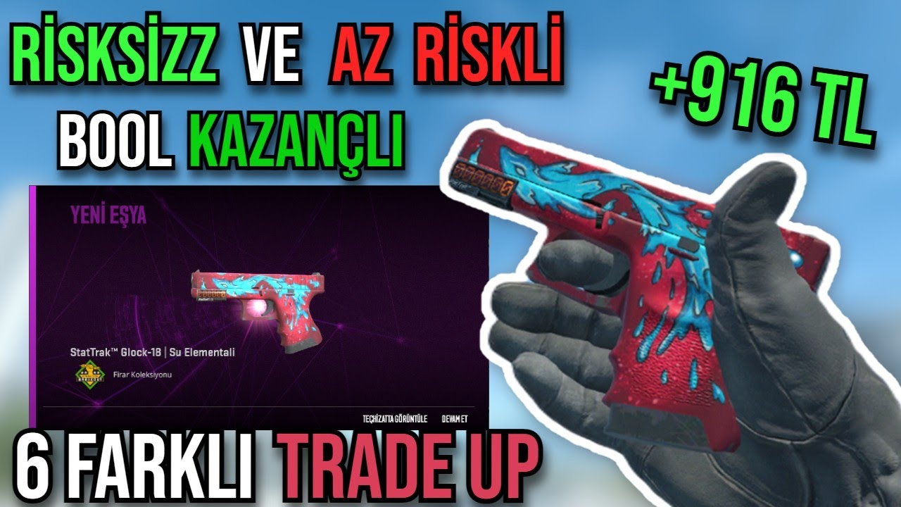 CS2 RİSKSİZ-BOOL KAZANÇLI VE YAPMASI KOLAY 6 TRADE UP | CS2 Trade Up