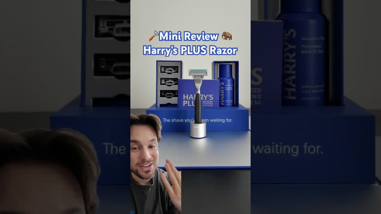 Harry's PLUS Razor Mini Review and Comparison #shaving #razorreview #harrysrazor
