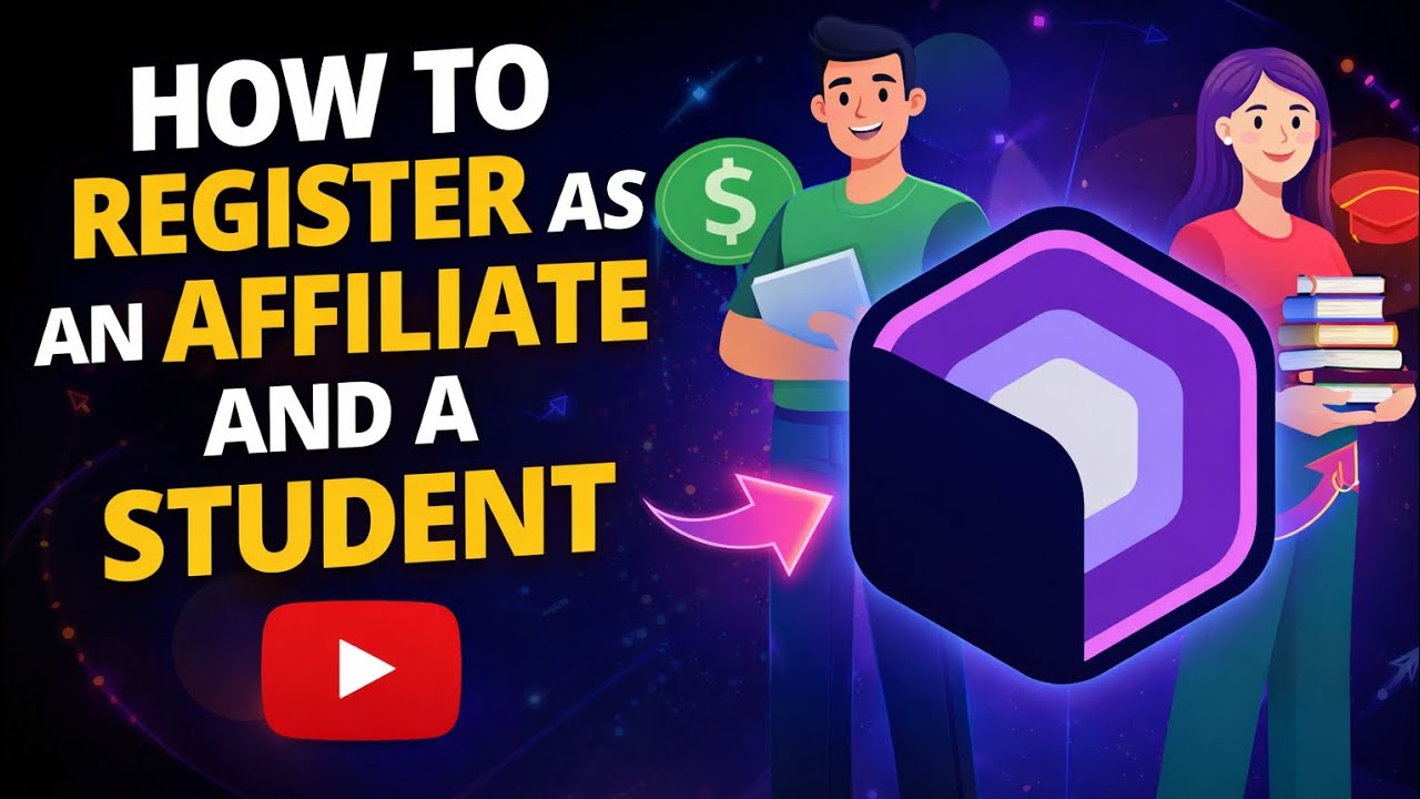 How to Register as an Affiliate and a Student
