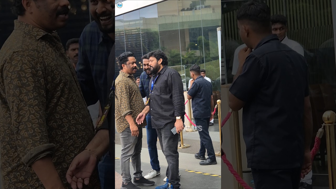 Actor Bala arrives to cast his vote #bala #actor