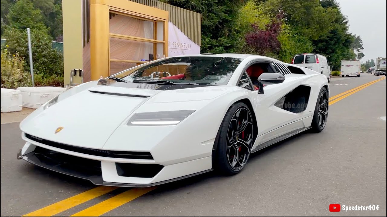 FIRST Lamborghini Countach LPI 800-4 Start Up & Driving Sound! FIRST EVER World Unveiling