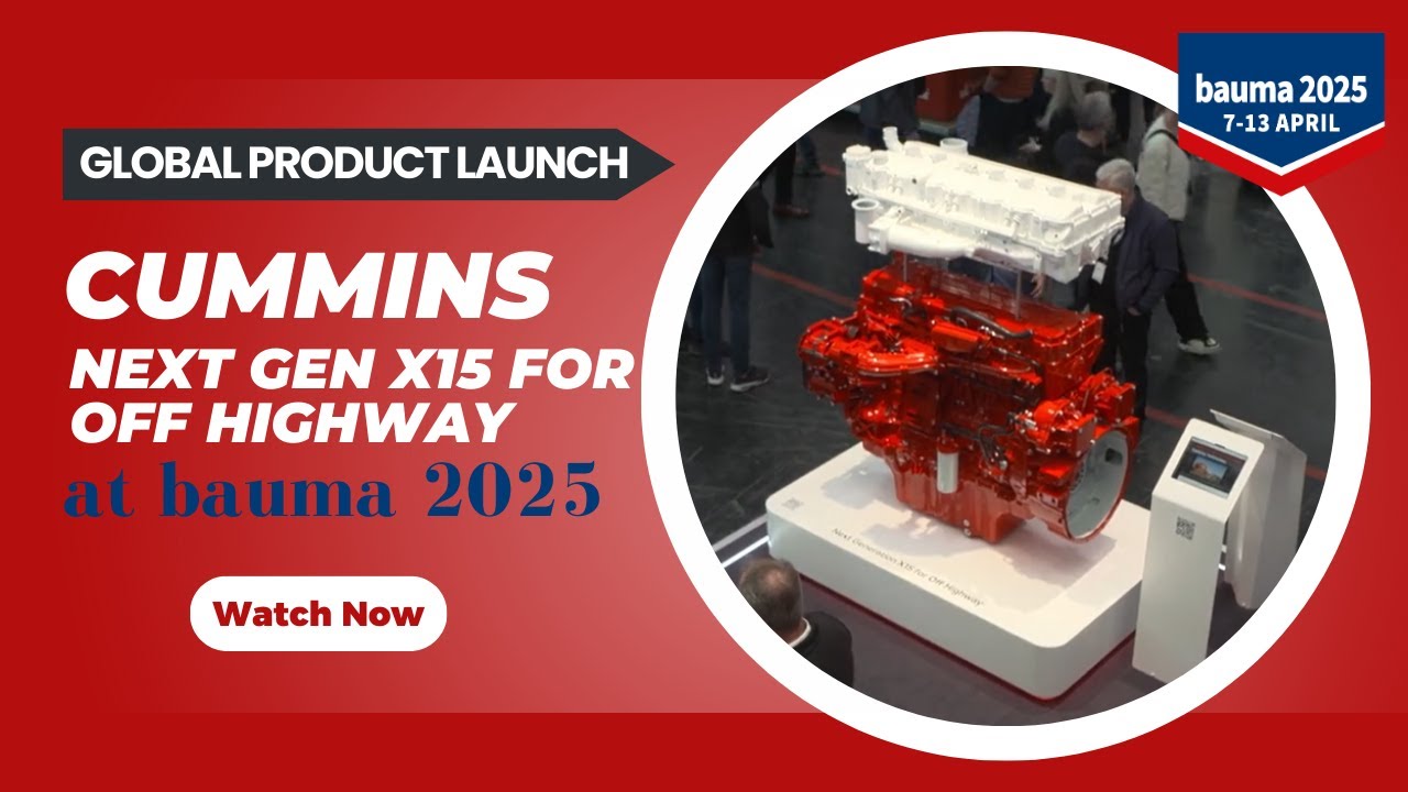 Cummins unveils Next Gen X15 for off highway: one engine, multiple fuels