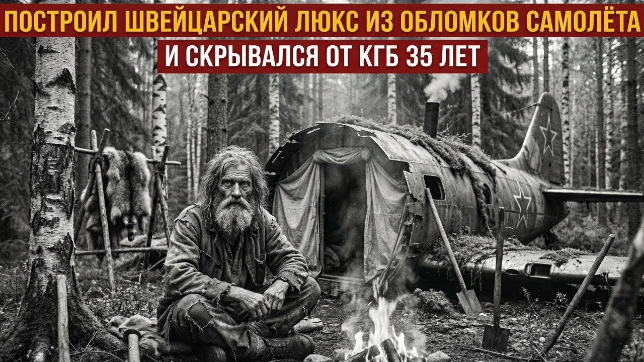 ПОСТРОИЛ ДОМ ИЗ мёртвого самолёта и исчез на 35 лет