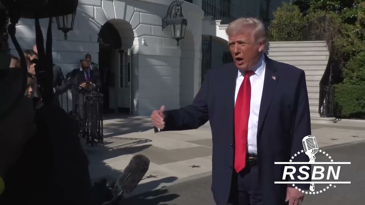 СМОТРИТЕ: Президент Трамп проводит пресс-конференцию на Южной лужайке &mdash; 11.04.2026