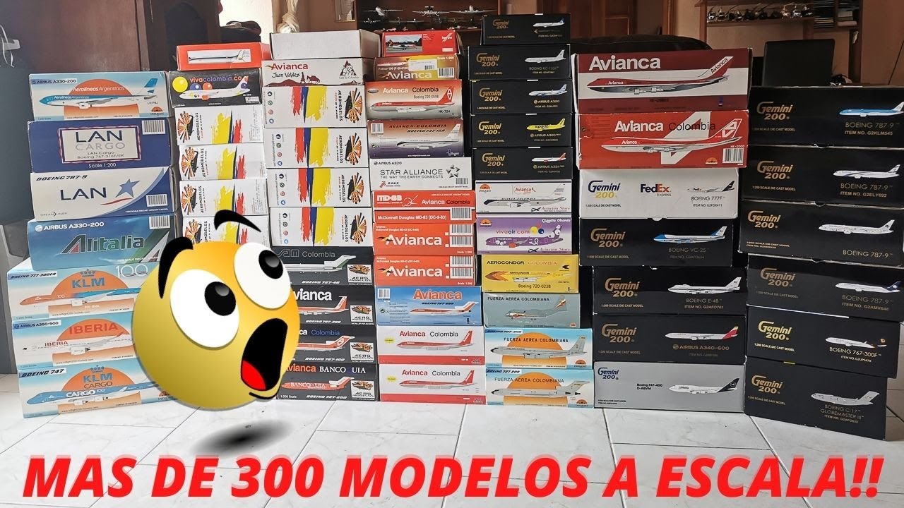 ✈️🚨COLECCION DE AVIONES A ESCALA!!!🚨✈️MAS DE 300 MODELOS!! MODEL AIRCRAFT COLLECTION UPDATE 2021✈️🚁🚨