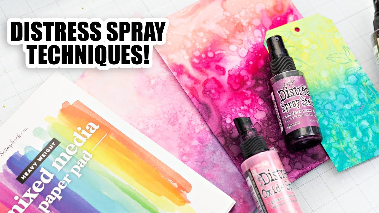 Distress Spray Techniques: Explore Endless Possibilities
